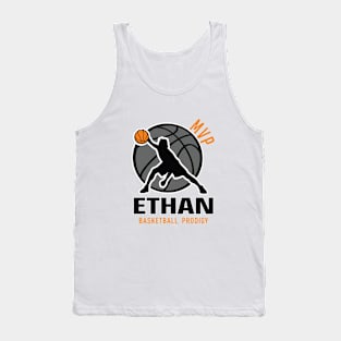 Ethan MVP Custom Player Basketball Prodigy Your Name Tank Top